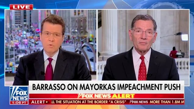 Fox Host Neil Cavuto Confronts GOP Senator Over Mayorkas Impeachment ...