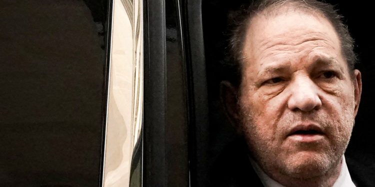 Harvey Weinstein back in Rikers Island jail, will appear in court after overturned rape conviction