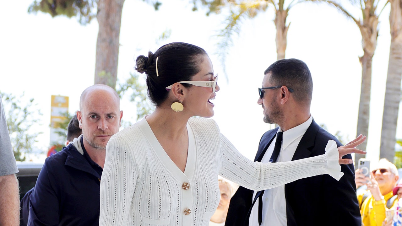 Selena Gomez Brings the Ladylike Peplum Cardigan to Cannes – DNyuz