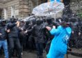 Two Americans detained in Georgia as thousands protest ‘Russia-style’ law on foreign influence