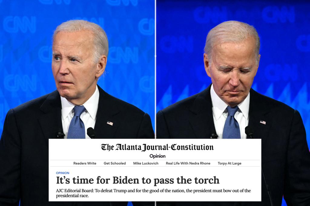 Atlanta JournalConstitution editorial board calls on Biden to drop out