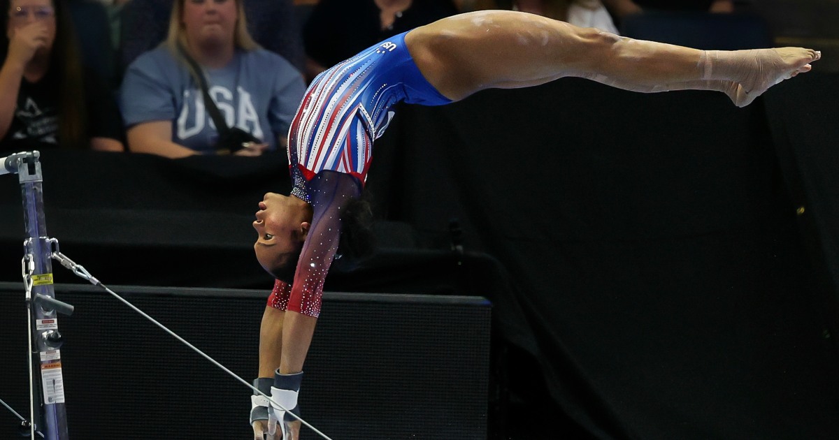 Gymnastics olympic trials injury