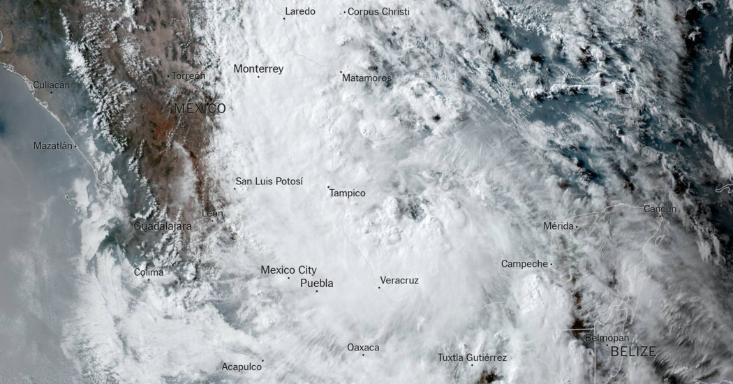 Tropical Storm Alberto Makes Landfall in Northeast Mexico, Brings