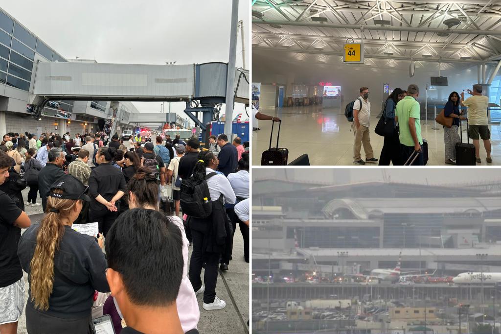 JFK airport fire sparks total chaos on the tarmac – DNyuz