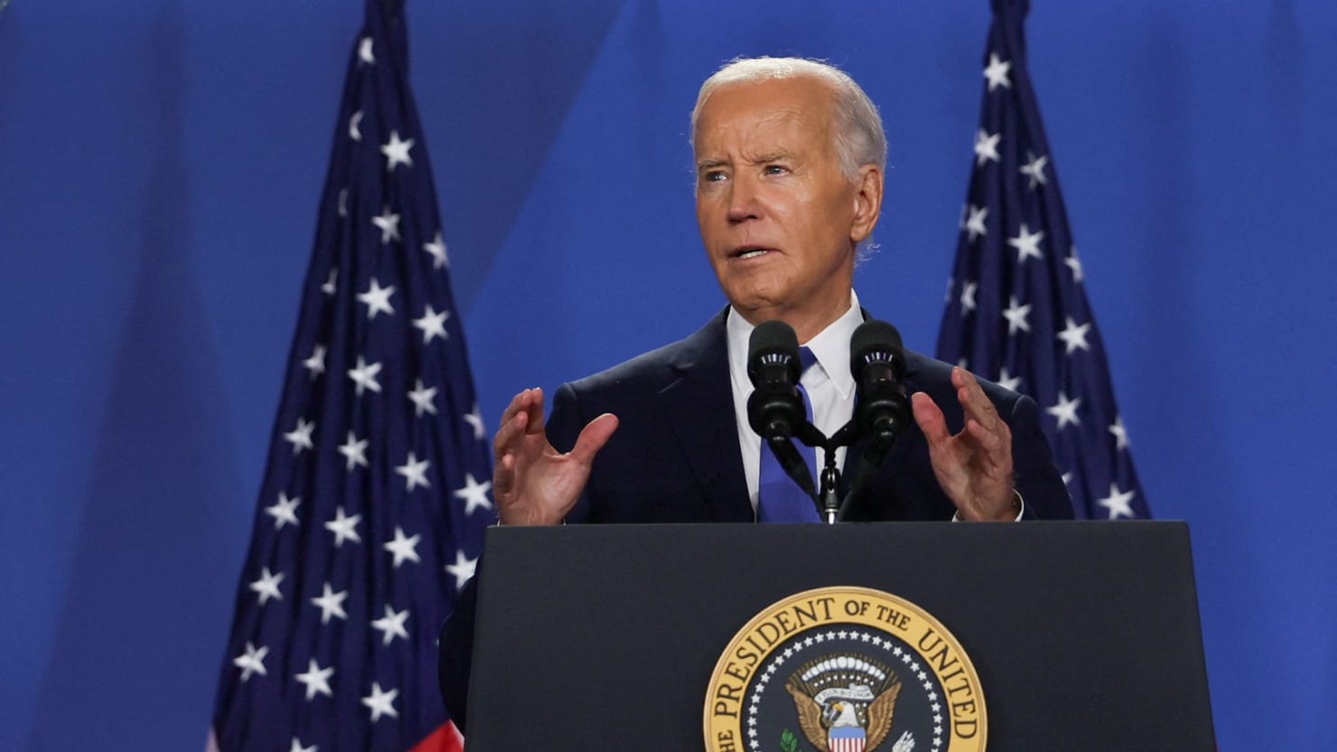 Joe Biden Calls Kamala Harris ‘Vice President Trump’ at Crucial Press