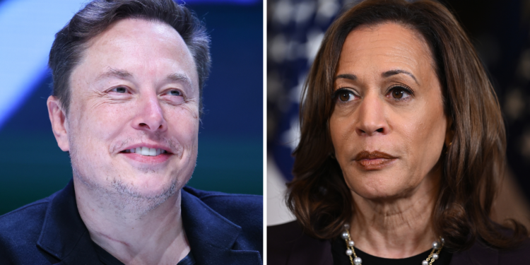 Kamala Harris campaign reacts to Elon Musk sharing fake ad about VP