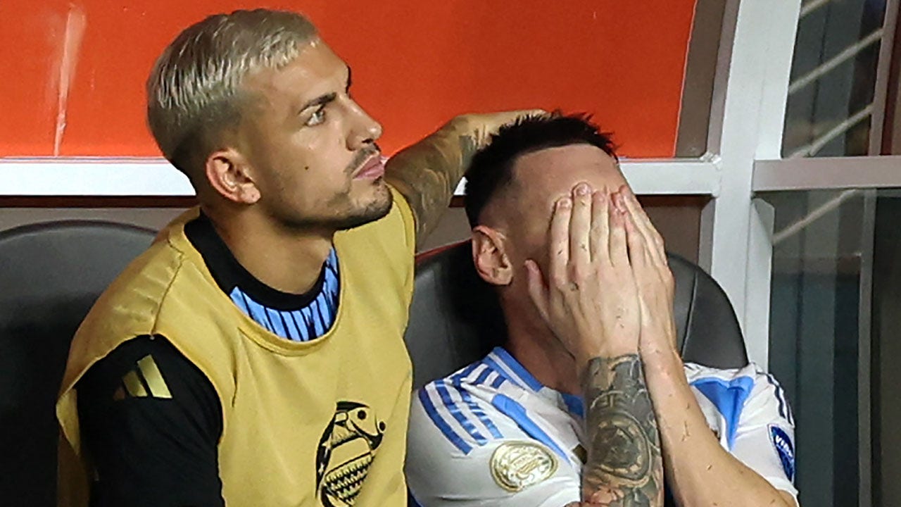 Lionel Messi in tears as he leaves Copa América final with injury DNyuz