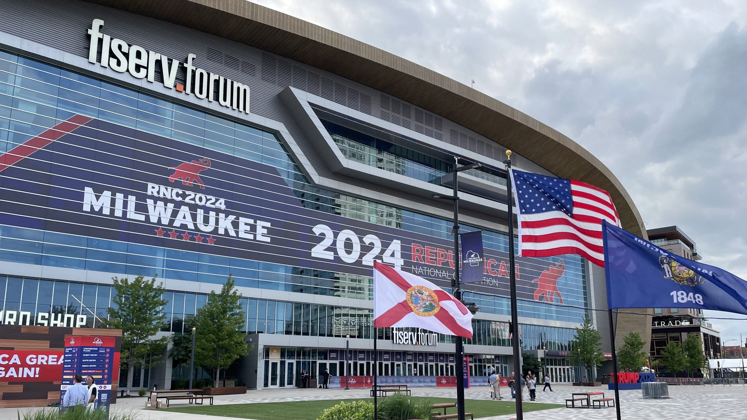 Republican convention gets underway two days after Trump survived an