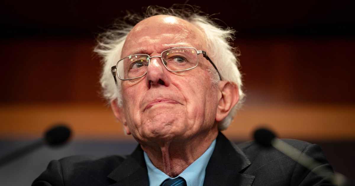 Sen. Bernie Sanders says he’ll work hard to elect Harris — but he isn’t