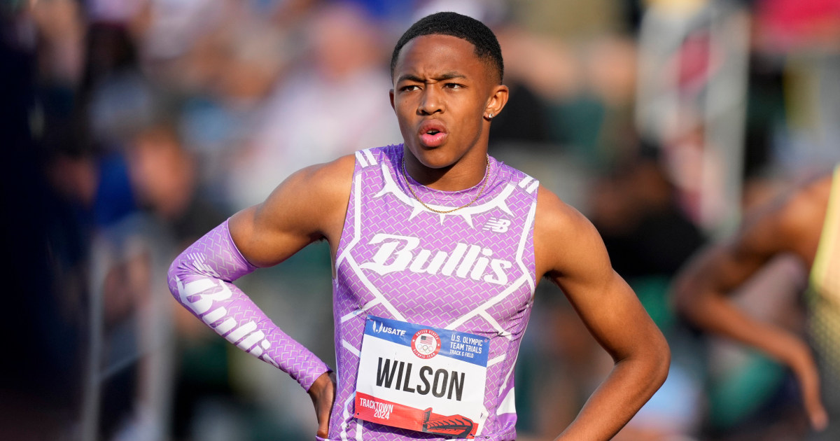 Teen sprinter Quincy Wilson follows Olympic footsteps of 15-year-old ...