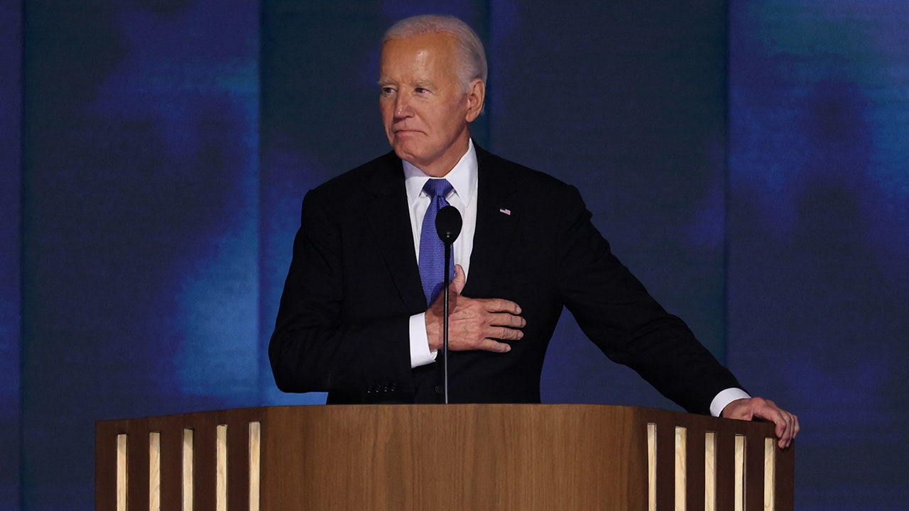 Emotional Joe Biden passes torch to Kamala Harris ending 5 decades in