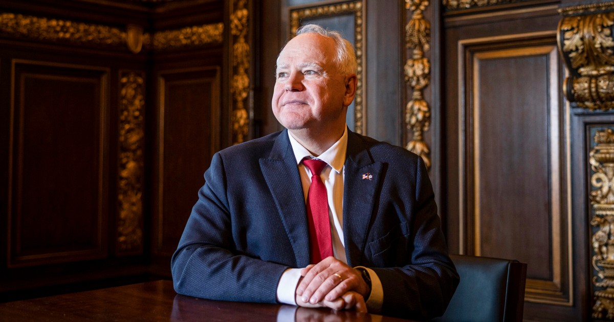 Harris selects Minnesota Governor Tim Walz as her vice presidential