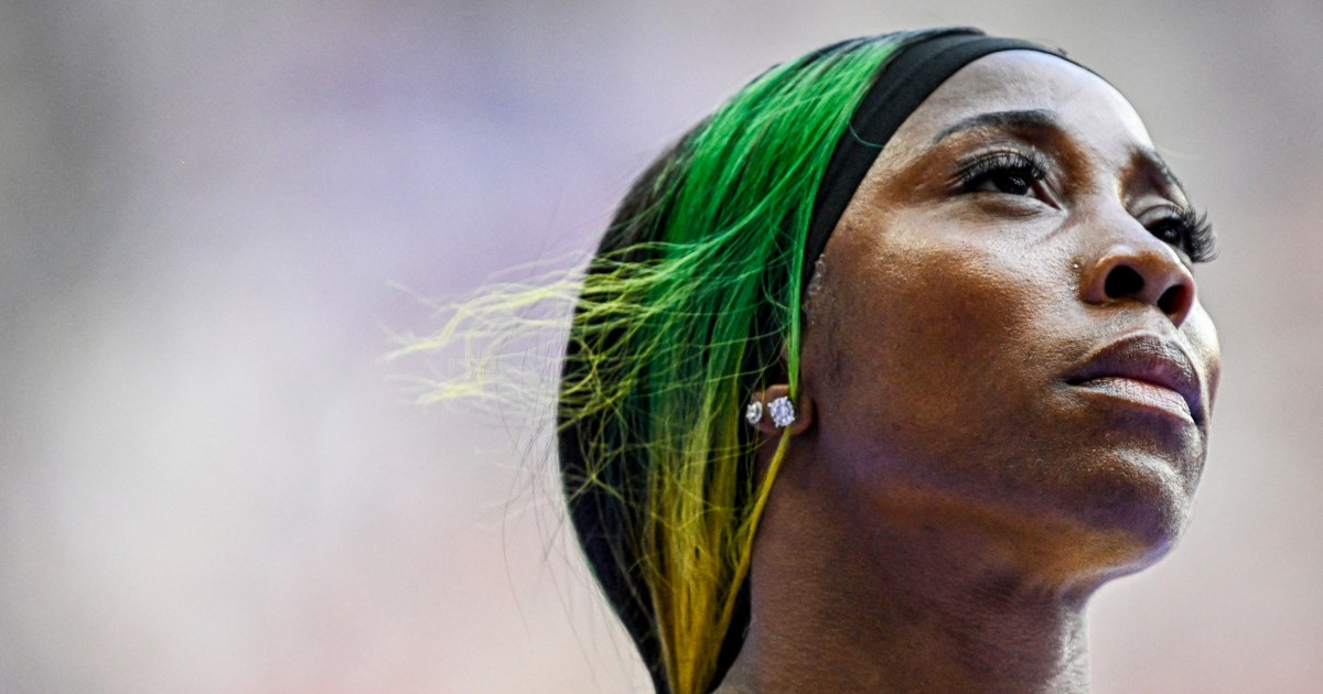 Jamaican sprinting great ShellyAnn FraserPryce unexpectedly out of