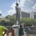 Statue of John Lewis Replaces a Confederate Memorial in Georgia