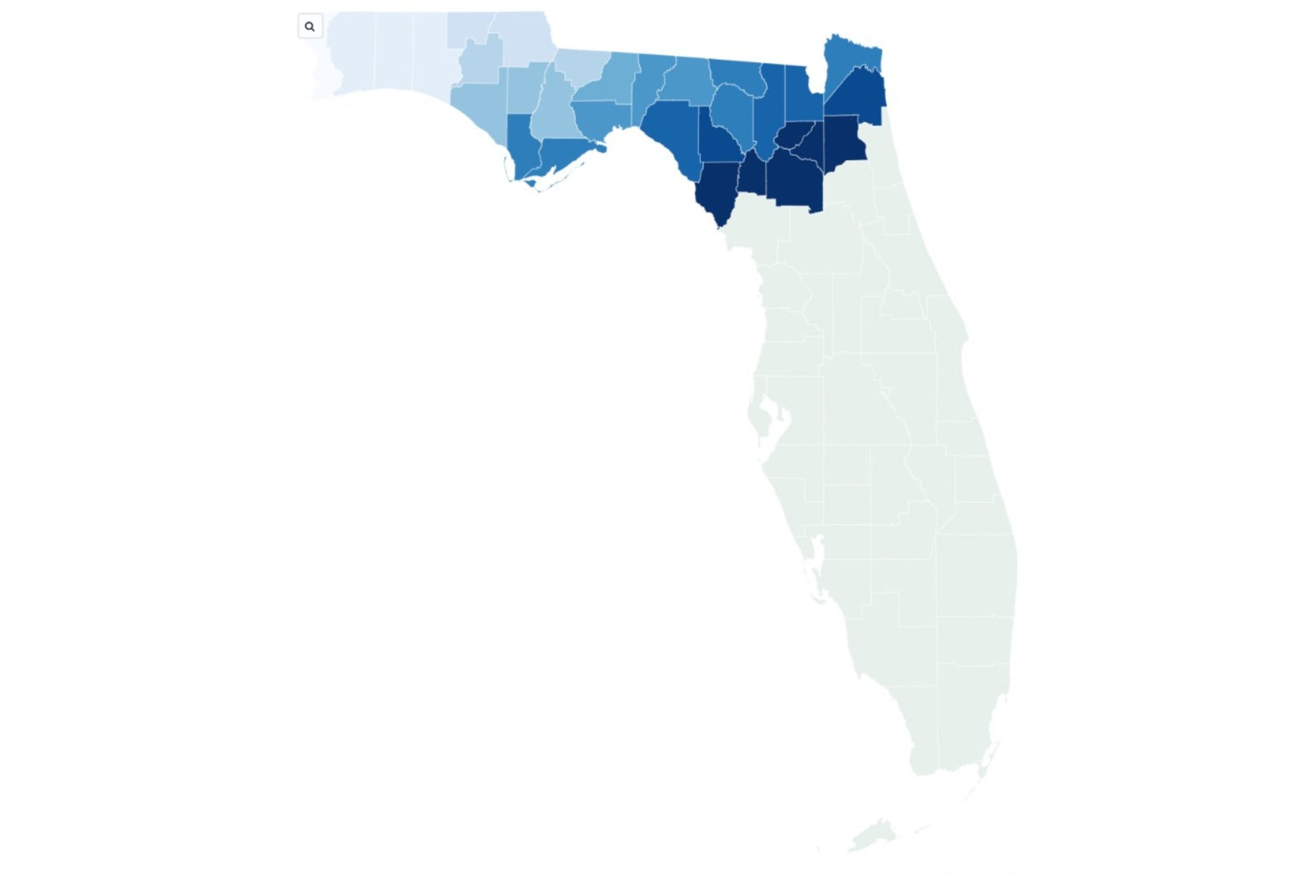 Florida Map Shows Counties Set to Freeze When Polar Vortex Hits DNyuz