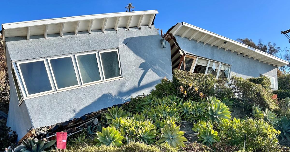 Los Angeles home survived fire, only to be damaged by landslide – DNyuz