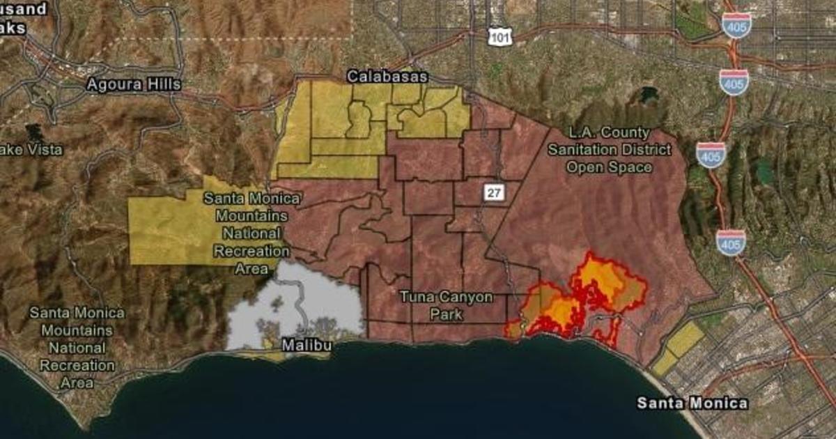 Maps show where fires are burning right now in L.A. area – DNyuz