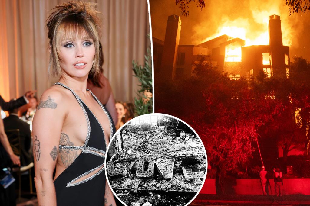 Miley Cyrus' 'soul aches' for Los Angeles wildfire victims as she remembers  losing her home in 2018 blaze – DNyuz