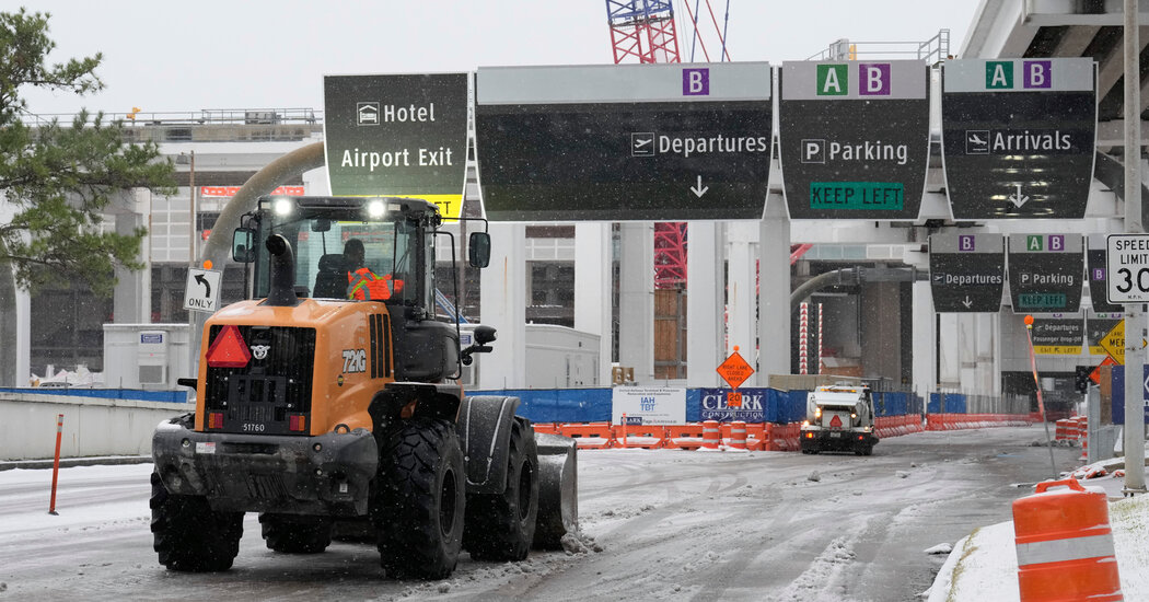 Thousands Of Flights Delayed Or Canceled As Winter Storm Disrupts