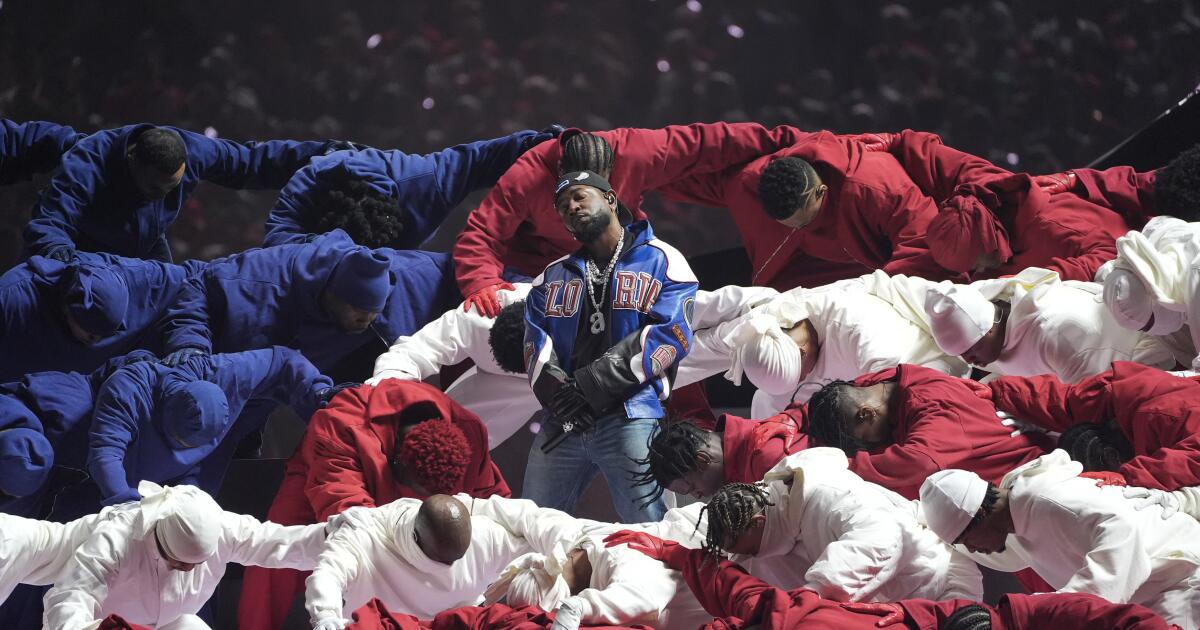 Kendrick Lamar televised ‘the revolution’ during Super Bowl halftime