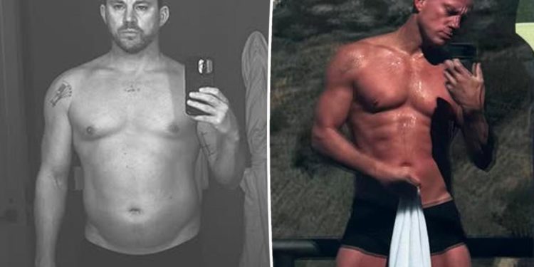 Channing Tatum shows off drastic weight fluctuation as he vows to never ...