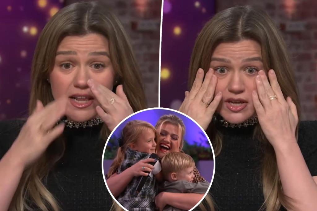 Kelly Clarkson breaks down in tears during talk show's 1,000th episode  after stepping away for 'personal matter' – DNyuz