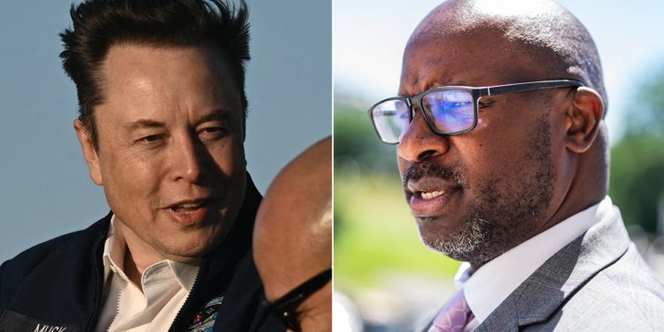 ELON “FREE SPEECH” MUSK threatens to sue Democrat who calls him “Nazi” — less than three months after Musk’s infamous Nazi salutes 🤡