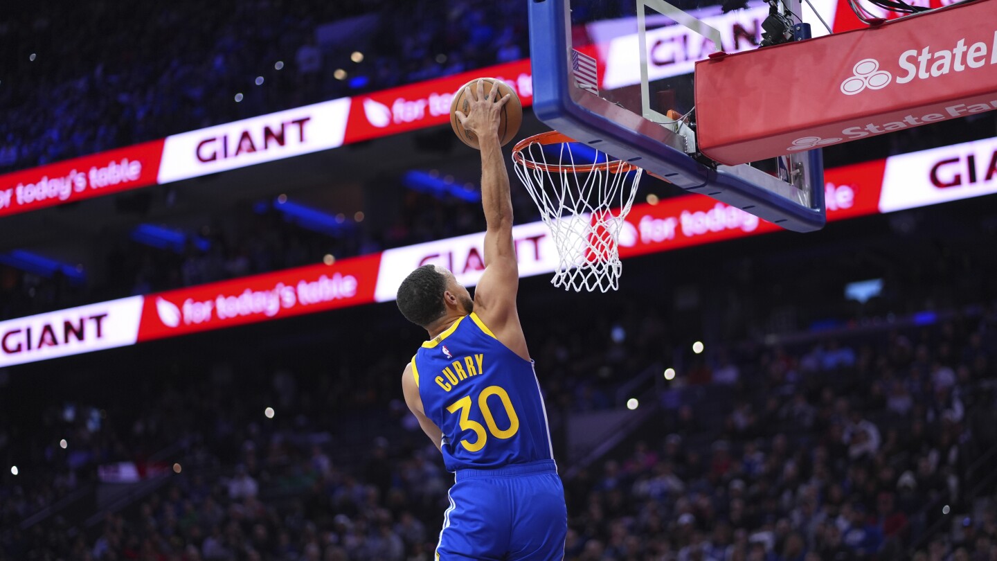 steph curry dunk