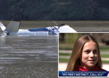 12-year-old girl first to notify police after small plane crashed into a Nebraska river, killing 3 on board