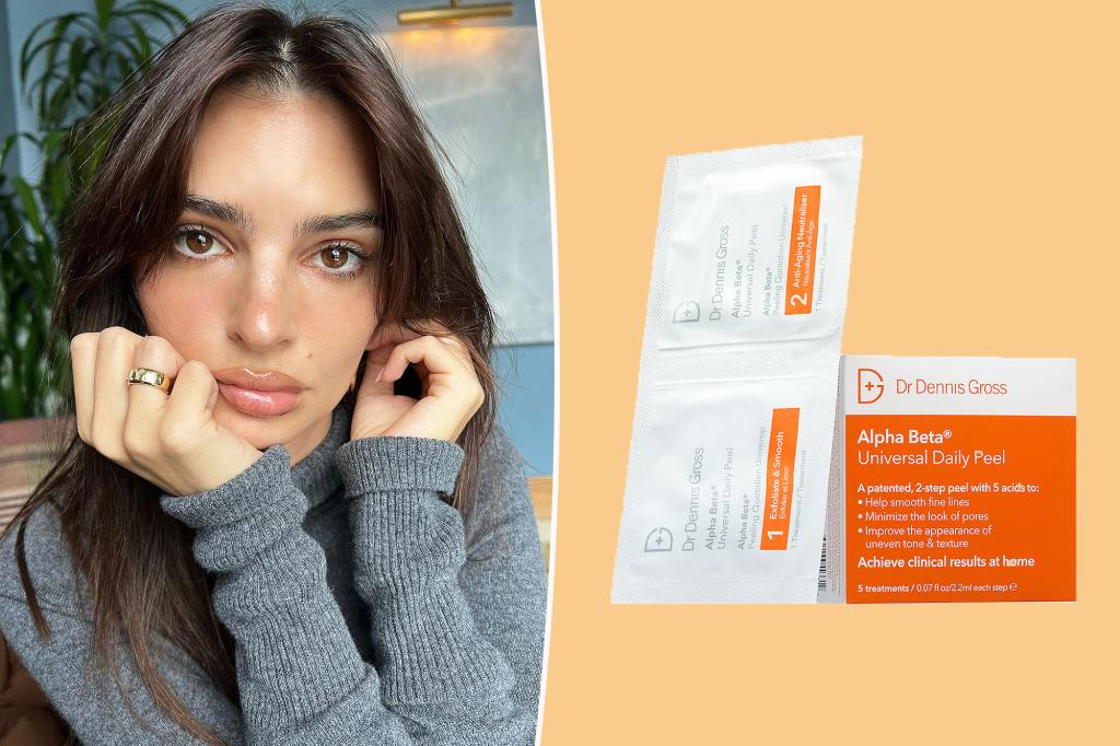 Emily Ratajkowski says these peel pads made a ‘huge improvement’ in her skin: ‘Worth the price’