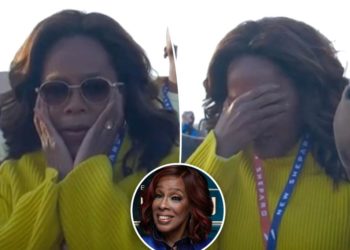 Oprah Winfrey sobs watching ‘scared’ best friend Gayle King’s Blue Origin mission