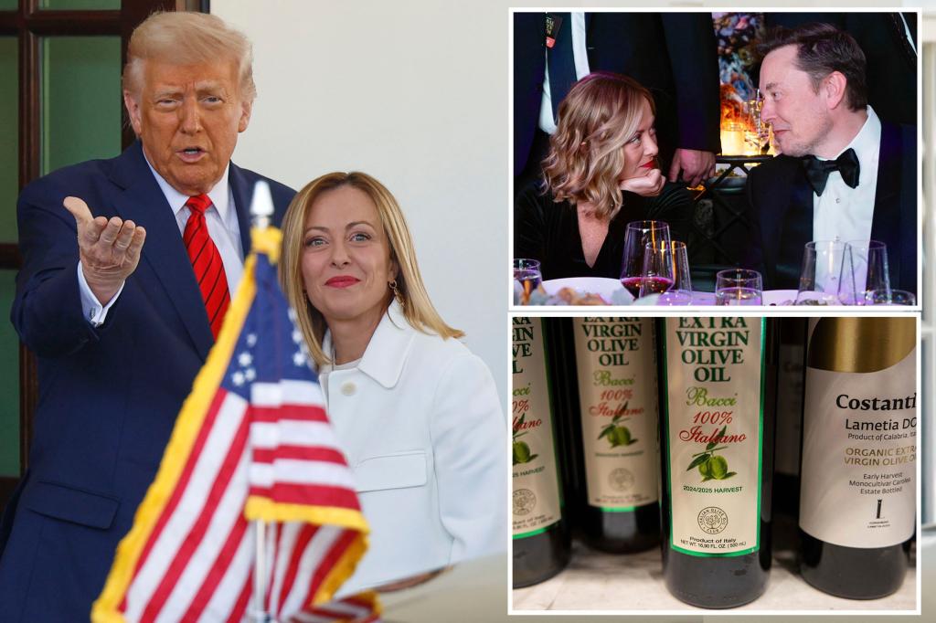 Trump vows ‘there will be a trade deal, 100%’ with Europe as Italy PM Georgia Meloni visits White House