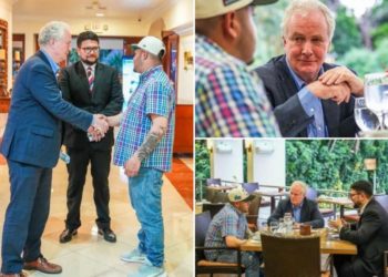 Alleged MS-13 gang member Kilmar Abrego Garcia seen ‘sipping margaritas’ with Sen. Van Hollen amid El Salvador deportation battle, new photos reveal