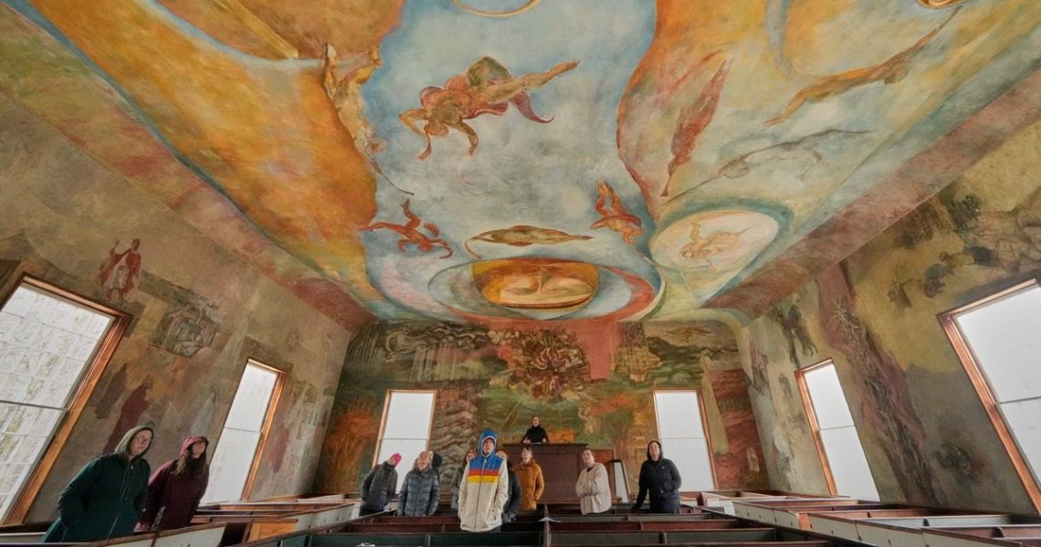 Maine’s hidden ‘Sistine Chapel’ inspires artists with 70-year-old frescoes