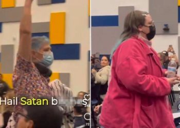 Pro-trans activists yell ‘Hail Satan’ at California school board meeting to protect girls’ sports: ‘Deeply unsettling’