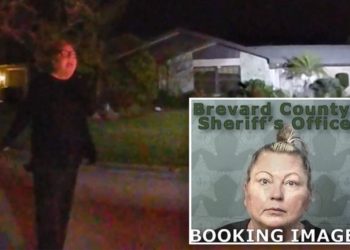 ‘Deplorable’ Florida third-grade teacher yanked from classroom after clashing with cops while attending wild bash where 200 students were underage drinking