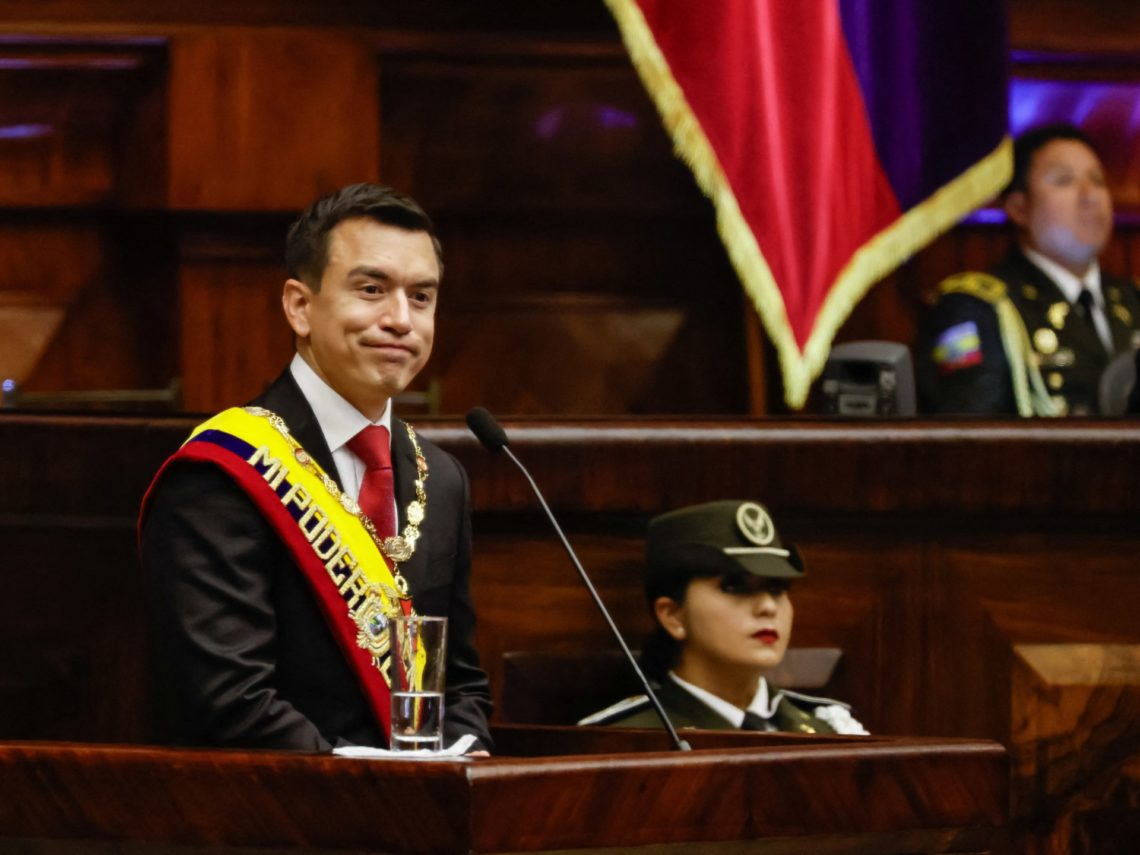 Ecuador accuses ‘bad losers’ of assassination plot against President Noboa