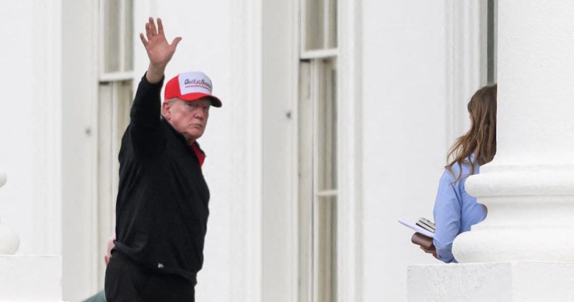 Trump Skips Church and Goes on Unhinged Easter Posting Spree Instead