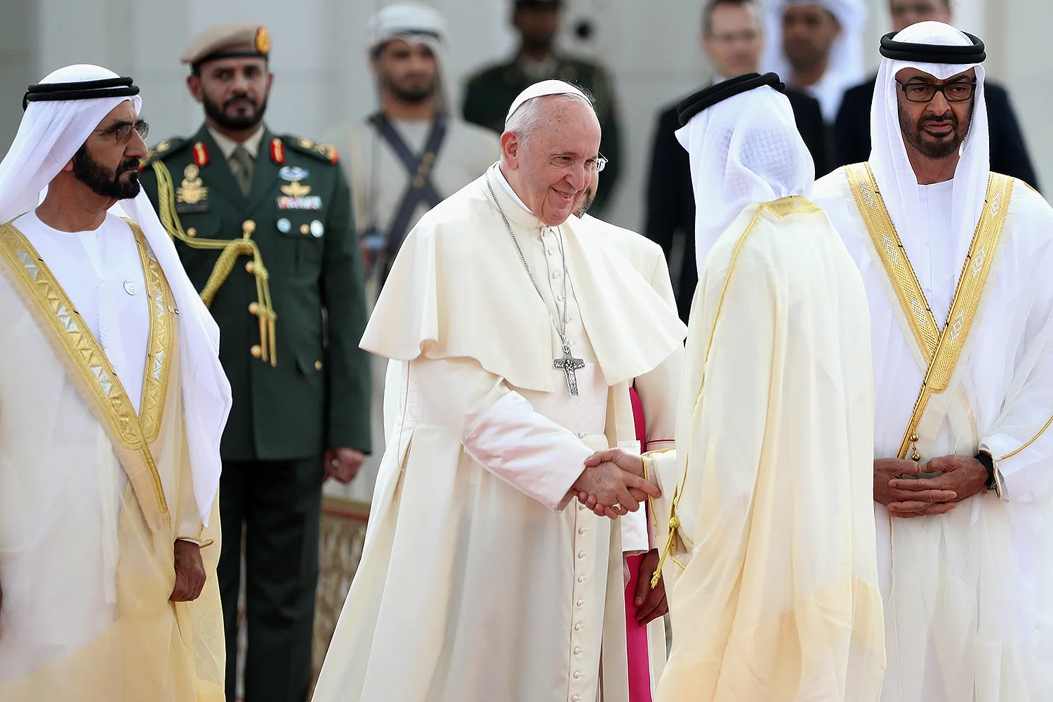 Pope Francis arrives in Abu Dhabi