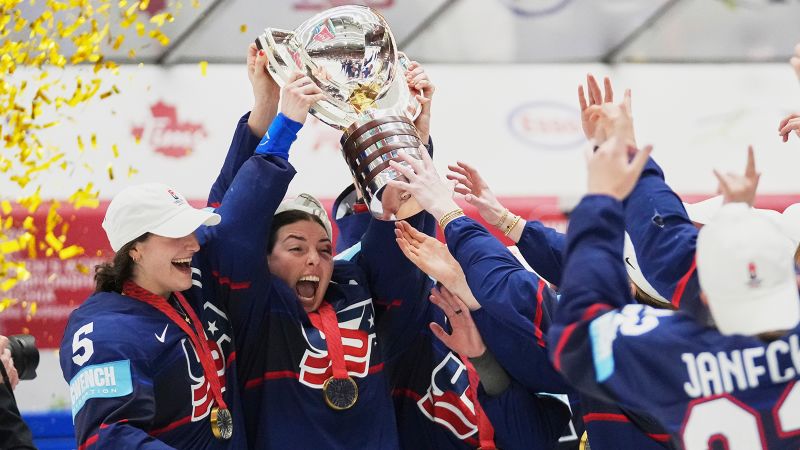 ‘Shock and awe’: USA defeats Canada in overtime to win women’s hockey world championship