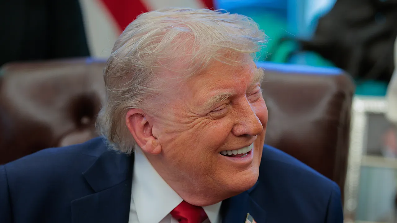 Trump notices ‘Let’s Go Brandon’ sticker during Oval Office meeting: ‘Who is that?’