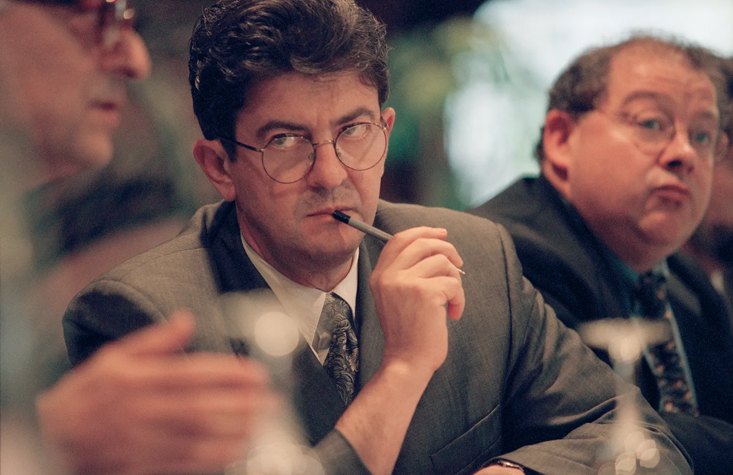 Jean-Luc Mélenchon in a photo from 2000.