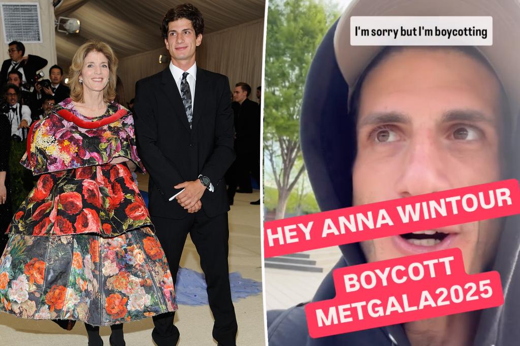 Kennedy scion Jack Schlossberg is ‘boycotting’ the Met Gala— but he wasn’t even invited