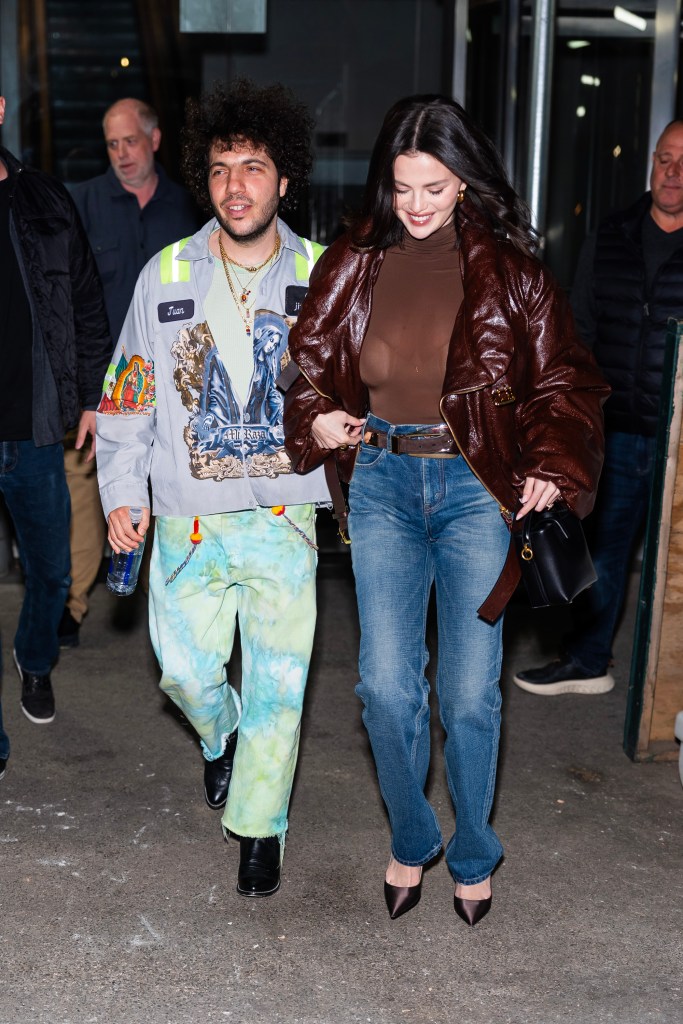 Selena Gomez and Benny Blanco in March. 