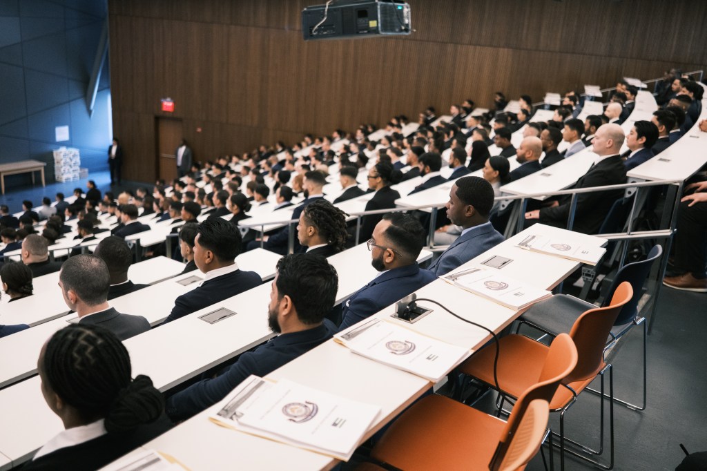 NYPD recruits.