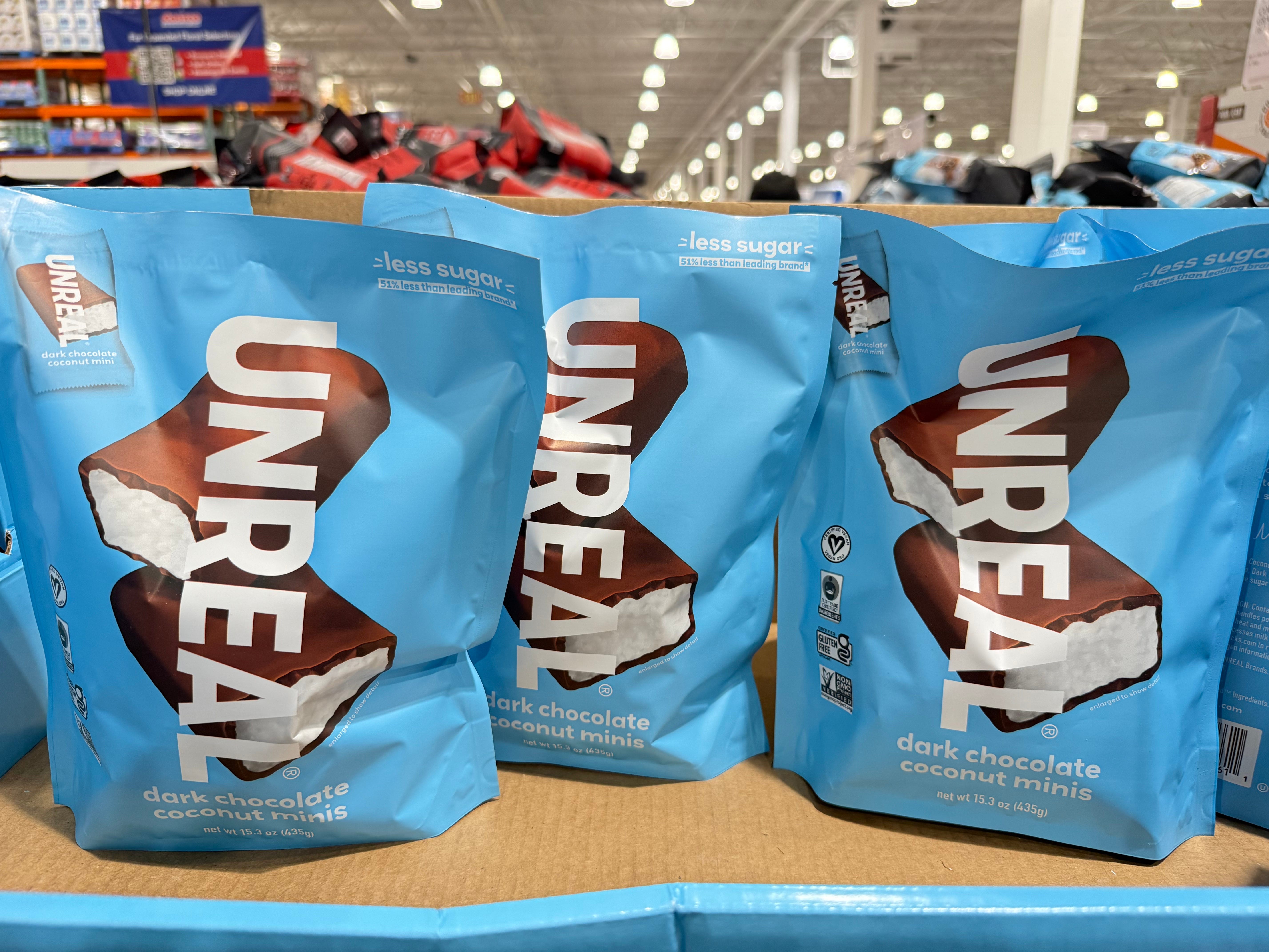 Unreal dark chocolate coconut minis.