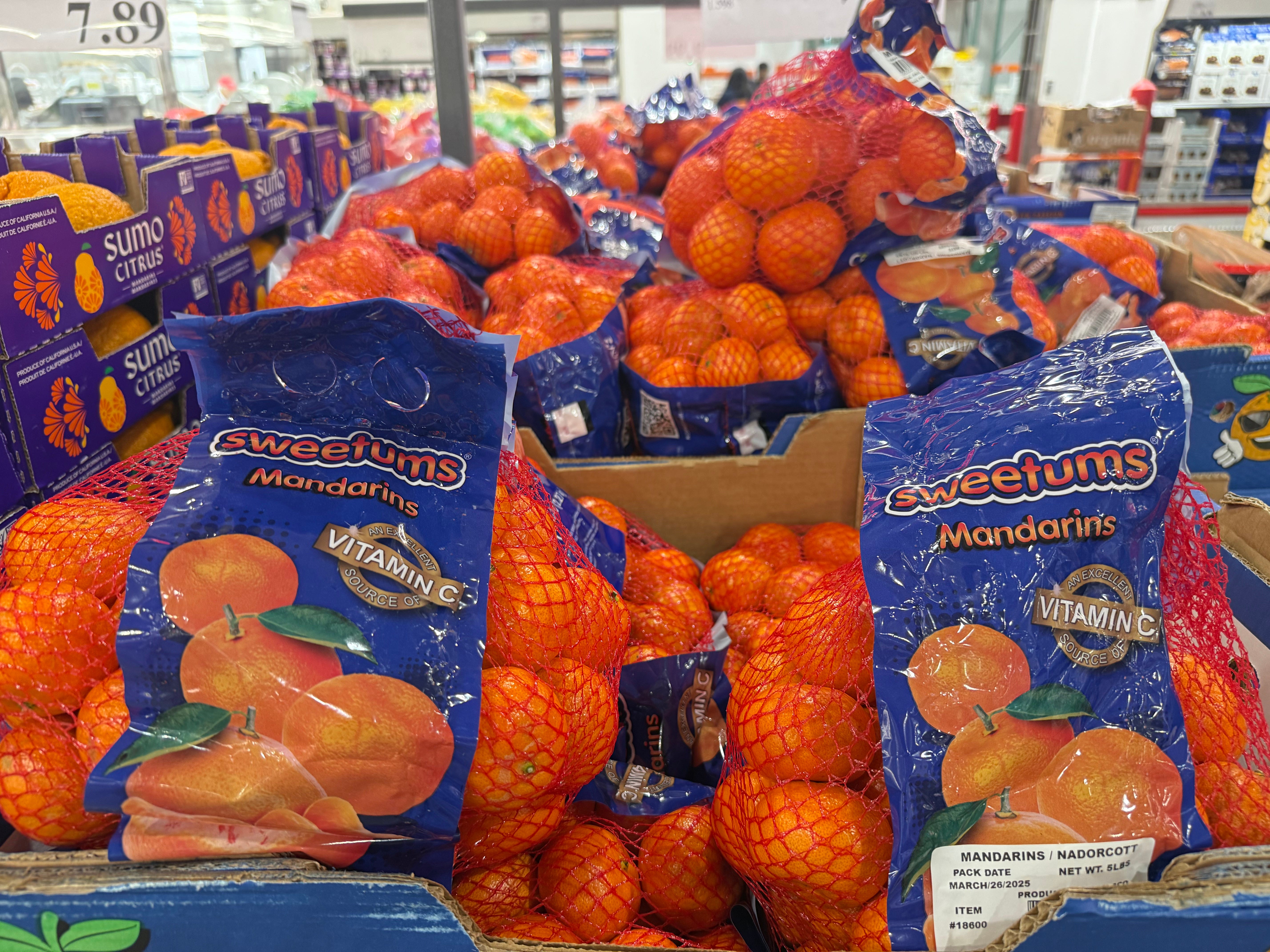 Sweetums mandarin oranges.