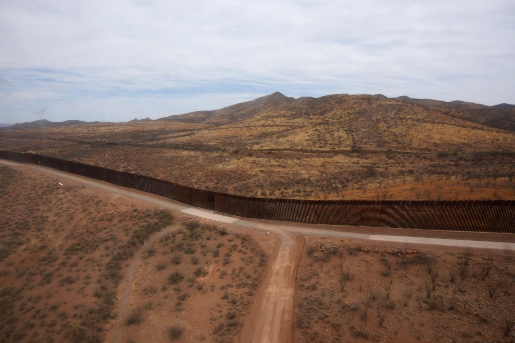 A view of the southern border in Douglas, Arizona.