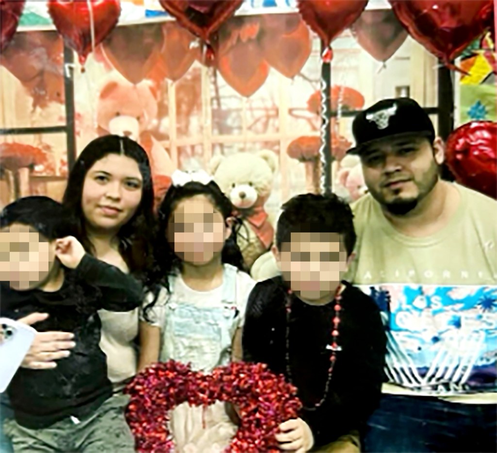 Abrego Garcia and Sura with their children.