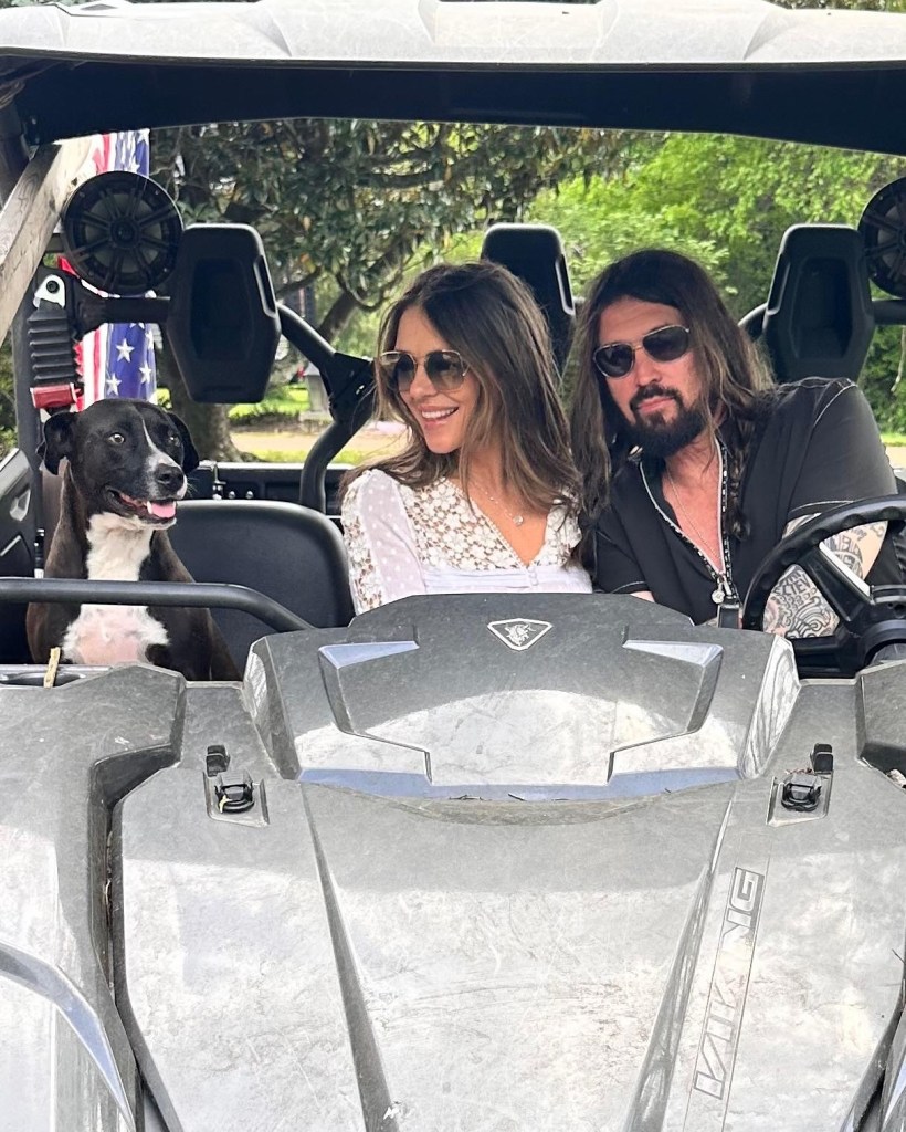 Billy Ray Cyrus and his girlfriend in Tennessee.